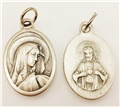 Sorrowful Mother/Sacred Heart Oval Medal