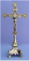 Three Point Base Brass Crucifix