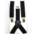 Black 1.5" Suspenders