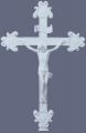Crucifix by Veronese with White Finish - 16-Inch