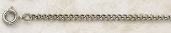 24-Inch Stainless Steel Chain with Clasp - Single or Bulk Packs of 25