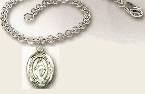 Communion Bracelet with Silver Charm