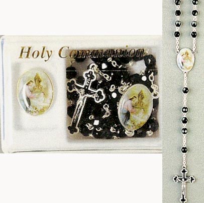 Communion Boy&#39;s Rosary with Pin