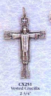 Vested Crucifix - 2.75-Inch