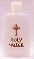 Platic Holy Water Bottle - 4-Ounce - Without Water