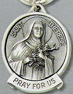 St. Therese Pewter Key Chain