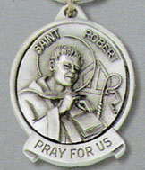 St. Robert Pewter Key Chain