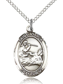 St Joshua Sterling Silver Medal