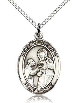 St John of God Sterling Silver Medal