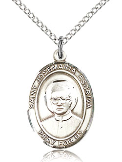 St JoseMaria Escriva Sterling Silver Medal