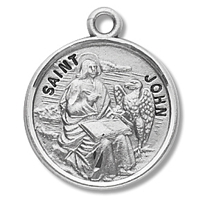 St John Sterling Silver Medal