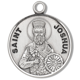 St Joshua Sterling Silver Medal