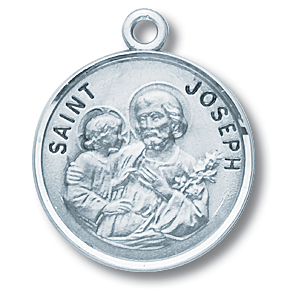 St Joseph Sterling Silver Medal
