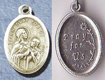 St. Anne Oxidized Medal