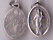 Maria Auxiliatrix Inexpensive Oxidized Medal