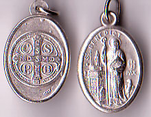 St. Benedict Oxidized Medal