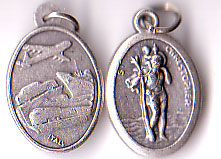 St. Christopher Travelers Oval Medal