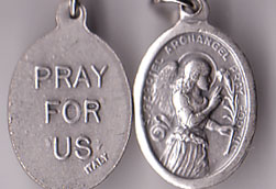 St. Gabriel the Archangel Oxidized Medal