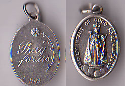 Infant of Good Health Oval Medal
