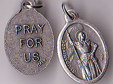 St. Joan of Arc Oxidized Medal