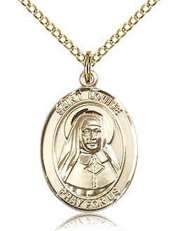 St Louise Gold Filled Medal