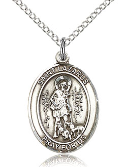St Lazarus Sterling Silver Medal