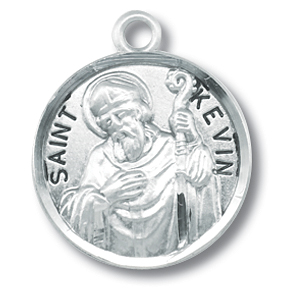 St Kevin Sterling Silver Medal