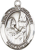 St Mary Magdalene Sterling Silver Medal