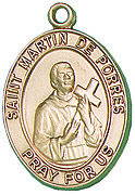 St Martin de Porres Gold Filled Medal