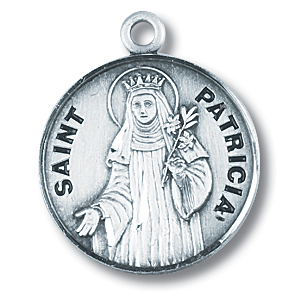 St Patricia Sterling Silver Medal