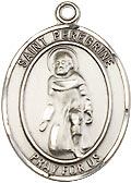 St Peregrine Sterling Silver Medal