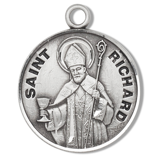 St Richard Sterling Silver Medal