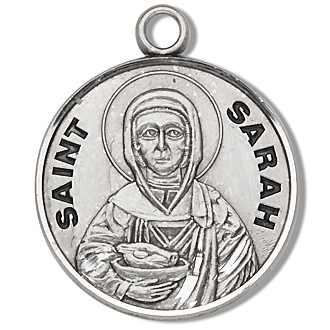 St Sarah Sterling Silver Medal