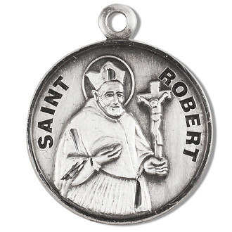 St Robert Sterling Silver Medal