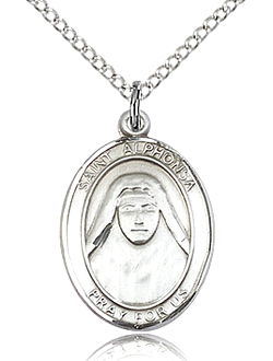 St Alphonsa Sterling Silver Medal