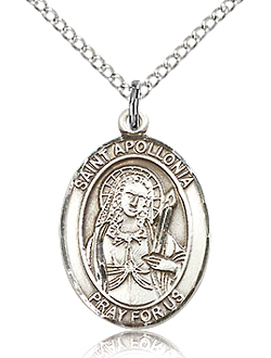 St Apollonia Sterling Silver Medal