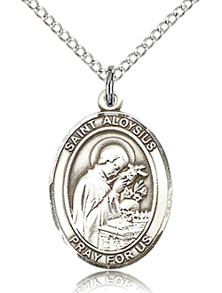 St Aloysius Sterling Silver Medal