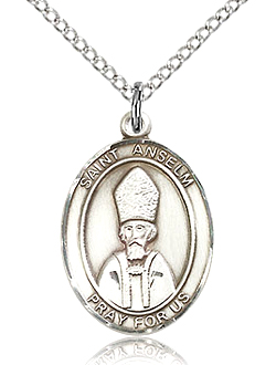 St Anselm Sterling Silver Medal