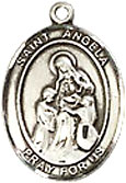 St Angela Sterling Silver Medal