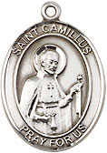 St Camillus Sterling Silver Medal