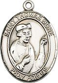 St Thomas More Sterling Silver Medal