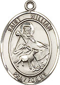 St William Sterling Silver Medal
