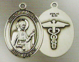 St Camillus Health Care Worker&#39;s Medal - Sterling Silver