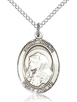St Bruno Sterling Silver Medal