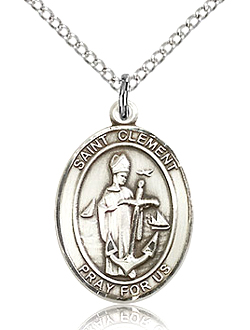 St Clement Sterling Silver Medal