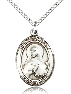 St Dorothy Sterling Silver Medal