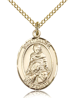 St Daniel Gold Filled Medal