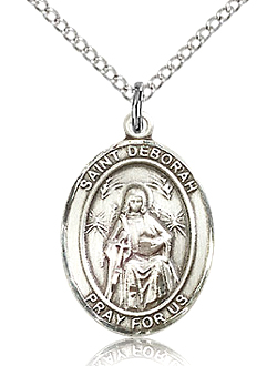 St Deborah Sterling Silver Medal