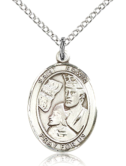 St Edwin Sterling Silver Medal