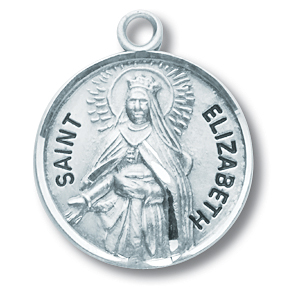 St Elizabeth Sterling Silver Medal